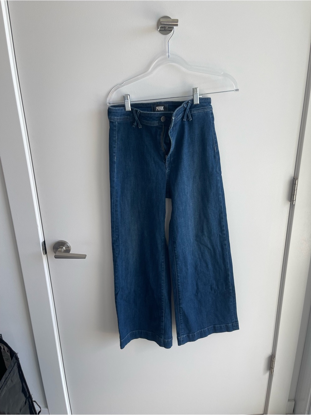 Paige Wide Leg Anessa Jeans Cropped